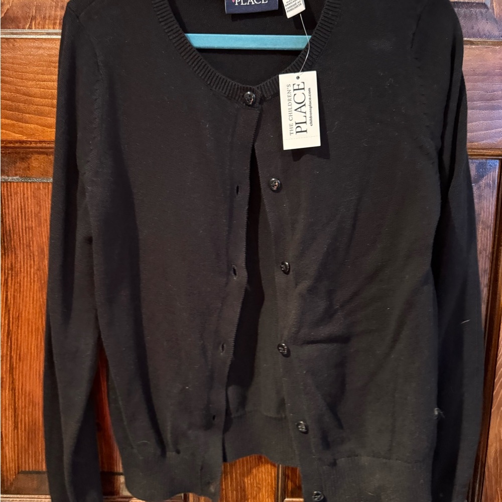 The Children's Place Charcoal Knit Cardigan